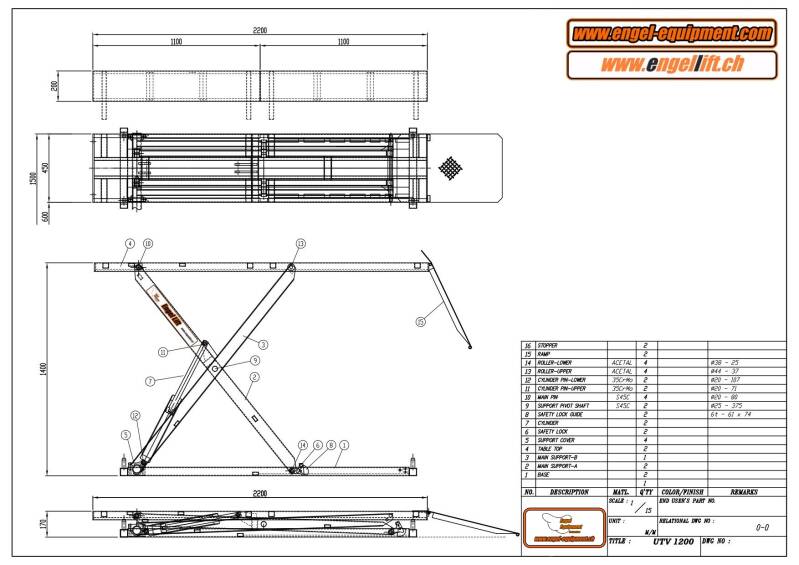 Engellift UTV-1200: Zeichnung-2