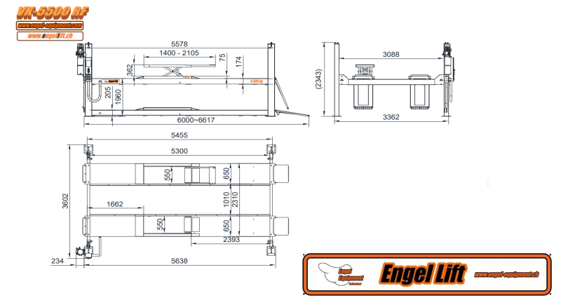 Engellift VK-5500 RF Zeichung