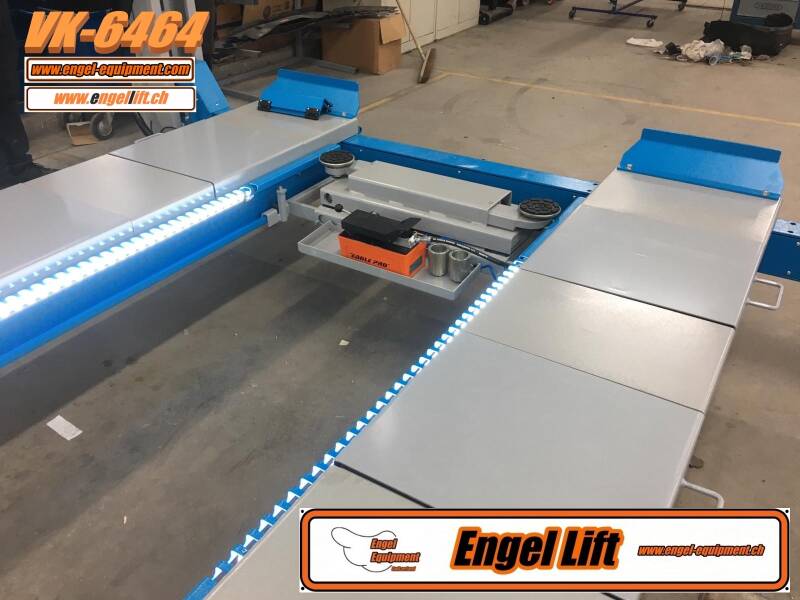 Engellift VK-6464 Standard mit LED Beleuchtung und Schutzmetall, der Achsabheber ist Standard