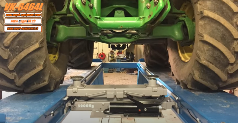 Engellift VK-6464L; ascenseur à 4 colonnes. , 6400 kg. , 4 colonnes élévatrices avec des chaussées lisses-3