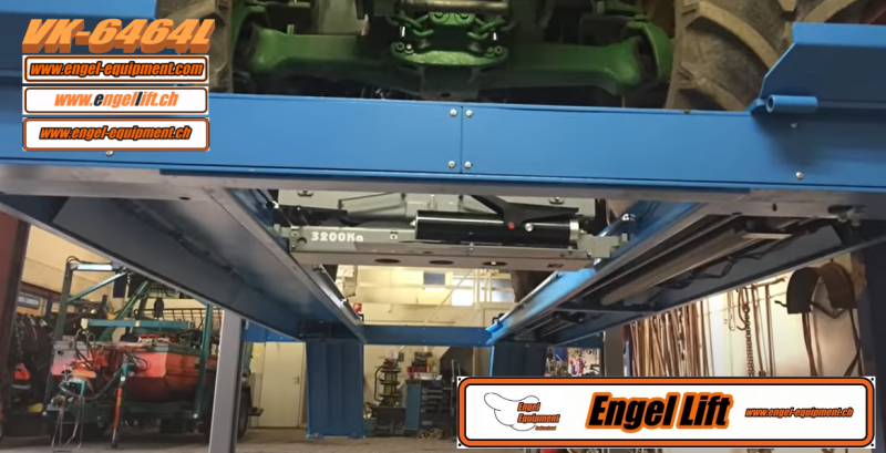 Engellift VK-6464L mit Achsabheber , Unteransicht  viel Arbeitsplatz !