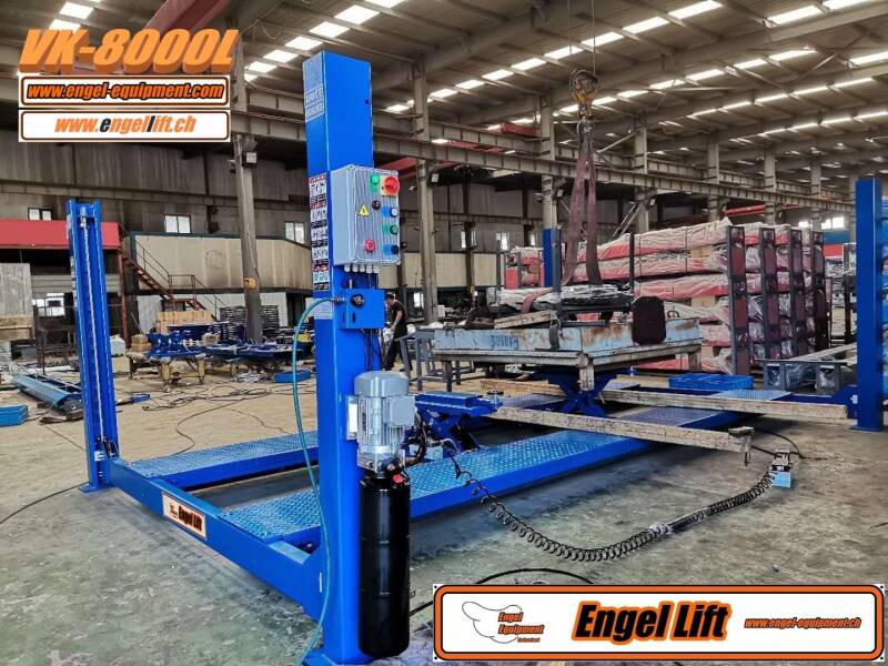 Engellift VK-8.000L ; Chariots élévateurs spéciaux à quatre colonnes pour camions et véhicules utilitaires-2