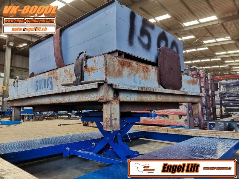 Engellift VK-8000L, der 4 Tonne Achsabheber in Belastungstest.