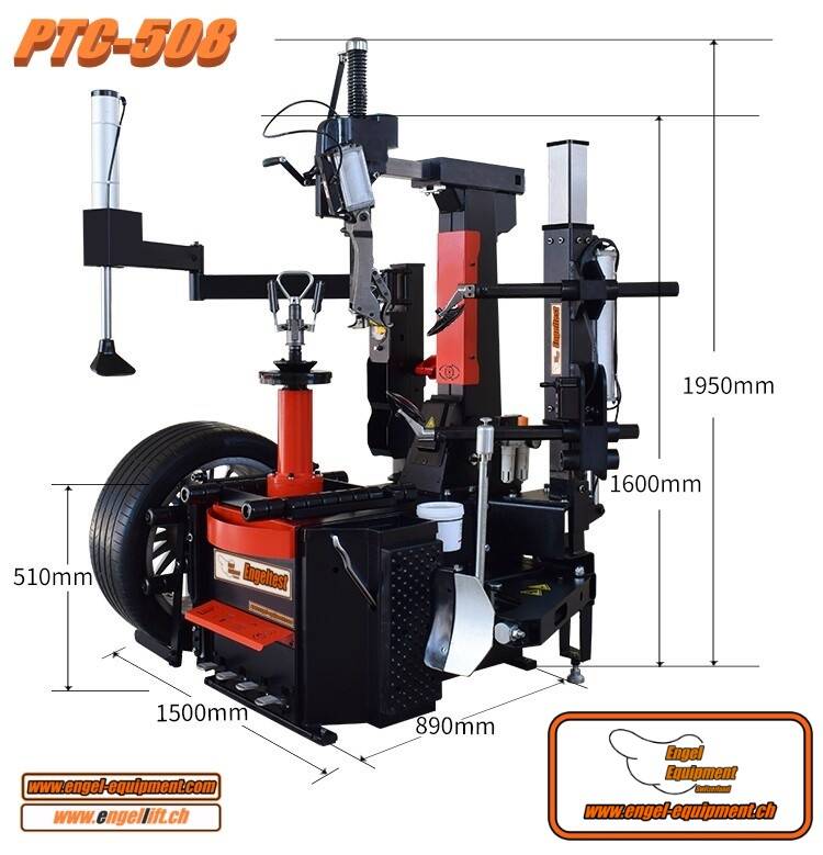 Engel-Equipment PTC-508 Abmessungen & Platzbedarf.