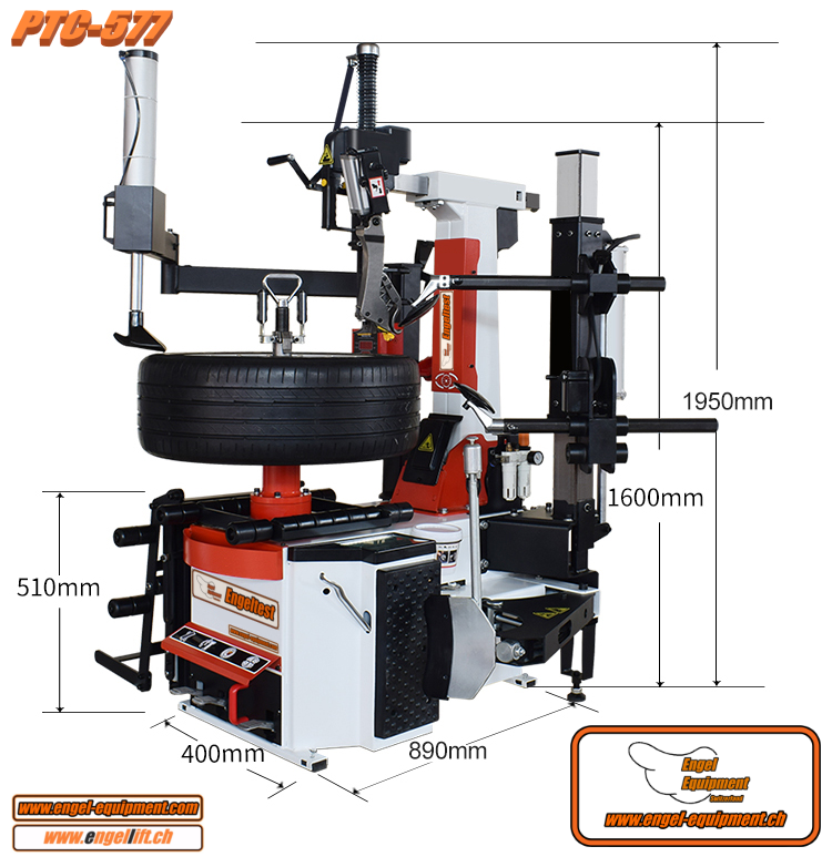 Engel-Equipment PTC-577 Abmessungen & Platzbedarf
