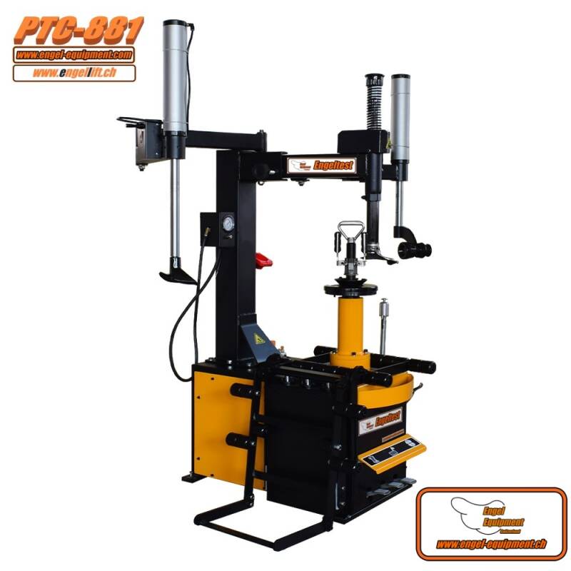 Engel-Equipment PTC-8881, Maschine Radliftseite.