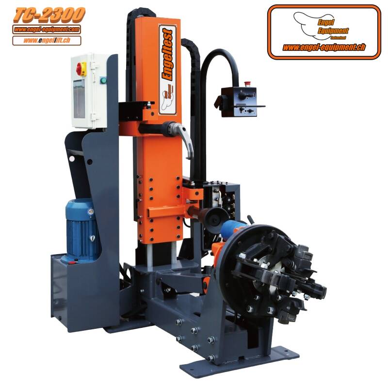 Engel-Equipment TC-2300 Radaufnahme Vorgang