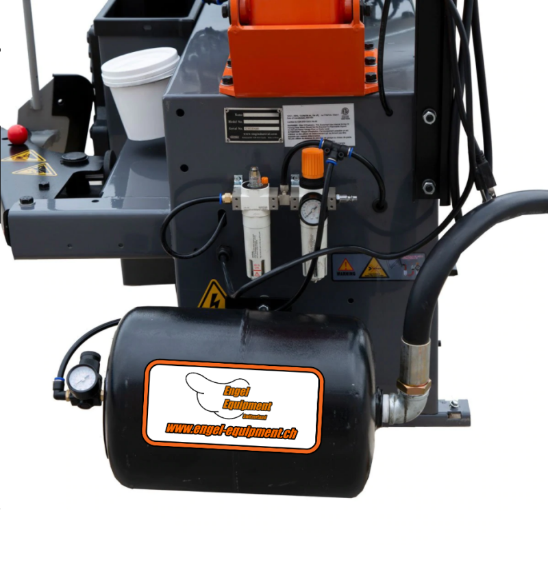 Engeltest TC-6250BB, Tubeless Füllsystem mit Luftspeichertank.