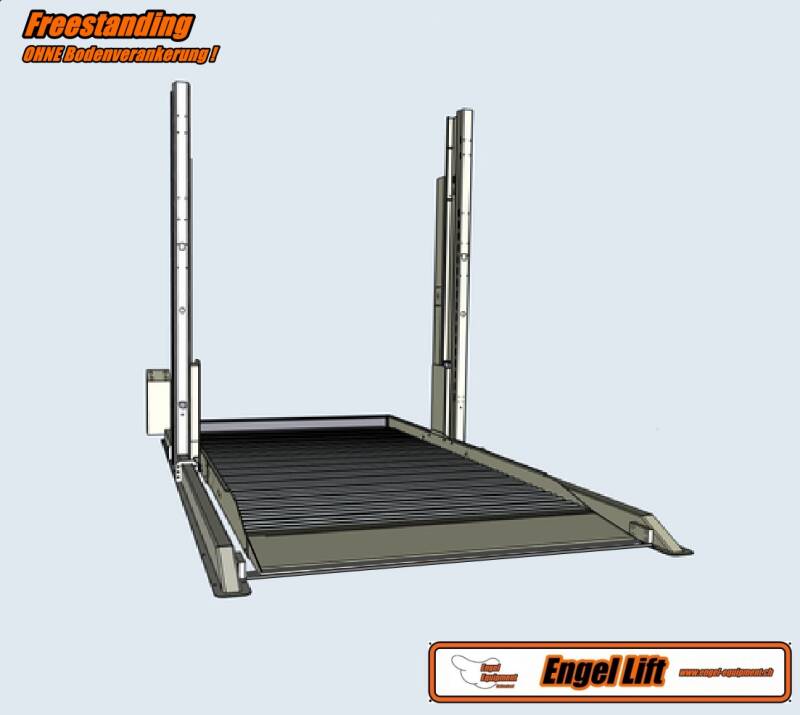 ETS-1123 FREESTANDING; PONT ÉLÉVATEUR DE PARKING À 2 COLONNES SANS ANCRAGE AU SOL (3)