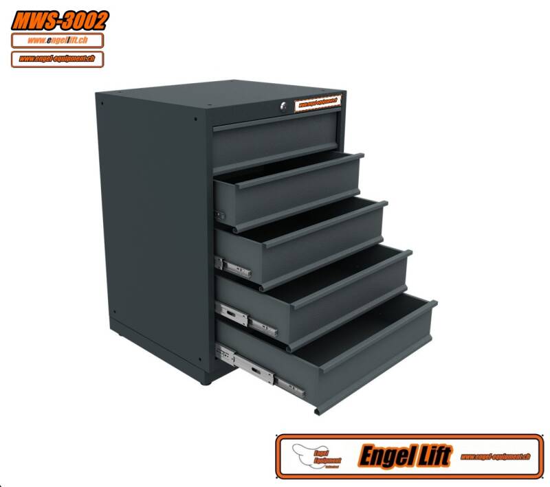 MWS-3002 5-Schubladen Basisschrank