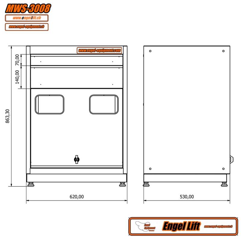 MWS-3008   DRUCKLUFT -& ELEKTRO SCHRANK (3)