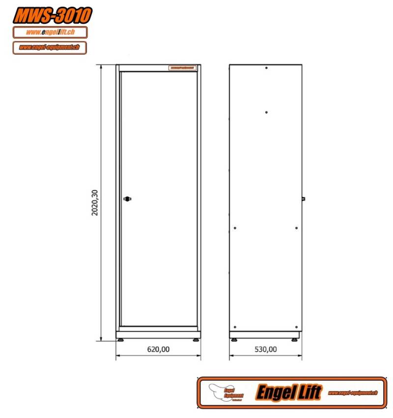 MWS-3010 Hochschrank, 1-türig (3)