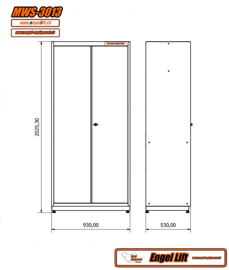 MWS-3013   2-TÜRIGE GROSS HOCHSCHRANK (3)