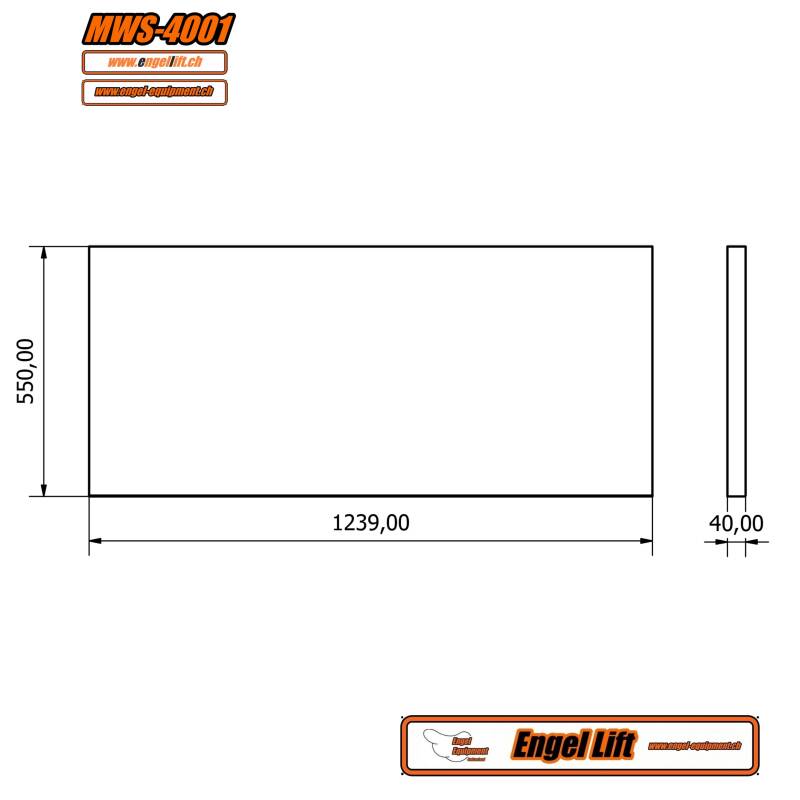 MWS-4001   MASSIV BUCHENHOLZ ARBEITSPLATTE, L=1240MM (3)