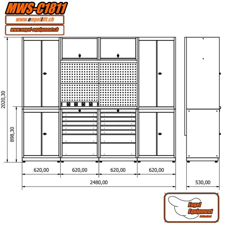 MWS-1811 8-Schränken Kombination (7)