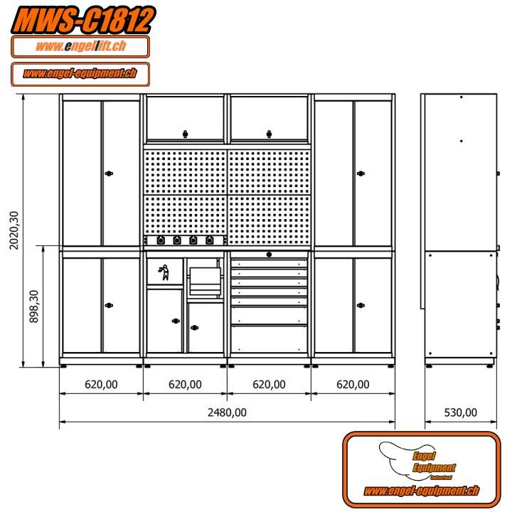 MWS-1812 8-Schränken Kombination (7)