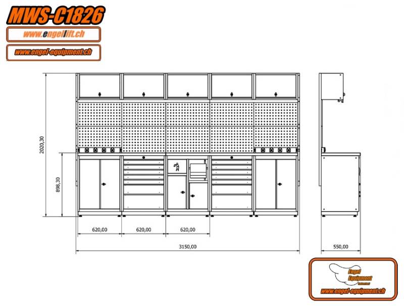 MWS-C1827 10-Schränken Kombination (4)