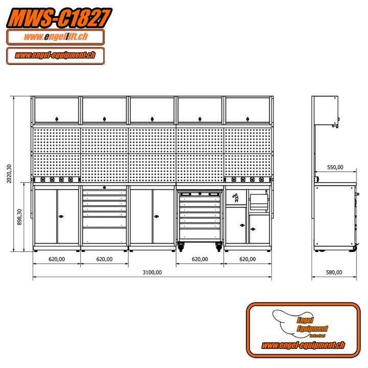 MWS-C1827 10-Schränken Kombination (4)