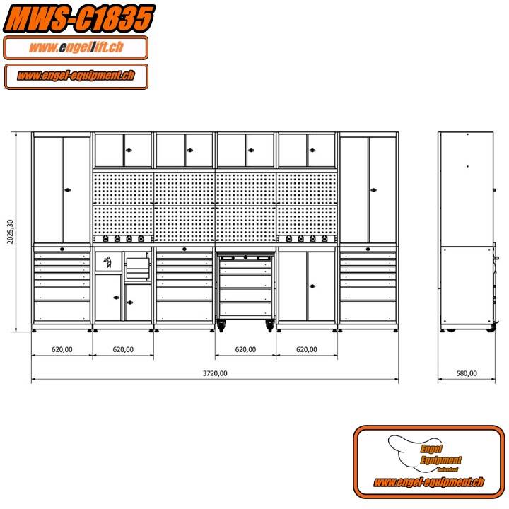 MWS-C1835 12-Schränken Kombination (4)