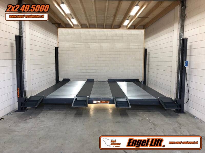 QUADROPARKER 2X2 40.5000;  4-SÄULEN DOPPEL PARKHEBEBÜHNE (4.000KG.) Grosses Plattform-2