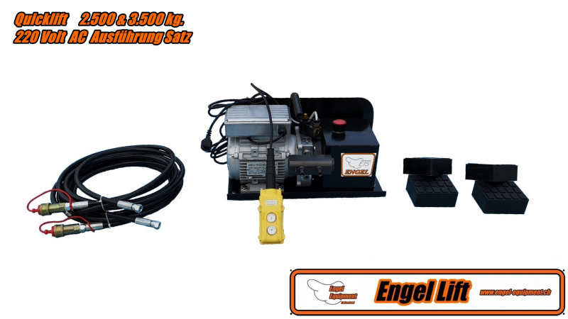 QUICKLIFT 3500S ; ELÉVATEUR MOBILE QUICKLIFT 3500S -3 500KG., 220 Volt