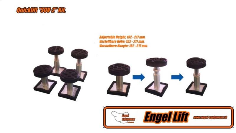 Engellift Quicklift SUV-2 Verstellbare Erhöhungssatz 3.500 kg.