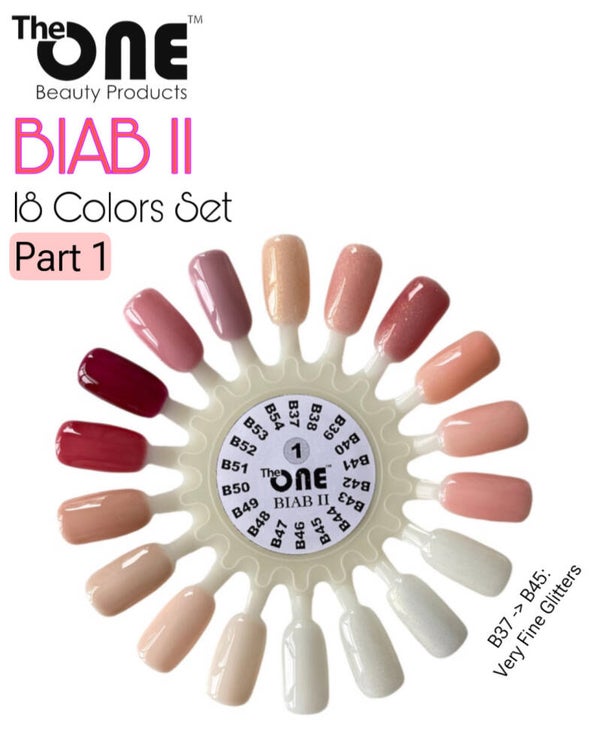 BIAB KB - Color Sets 18 st. Part 1, B-collectie 20ml (minder dik)