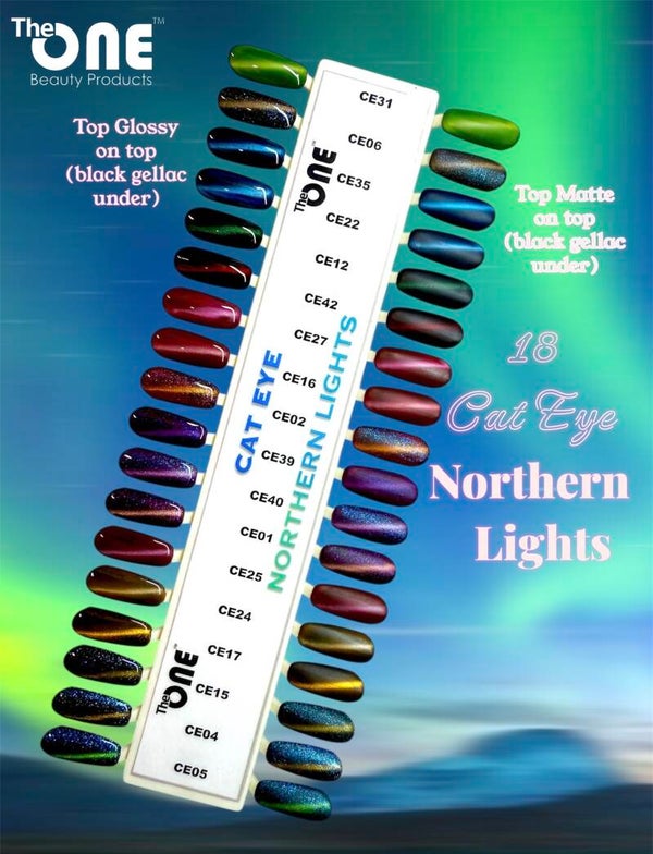 Cat Eye Set  - Northern Lights (18 kleuren)