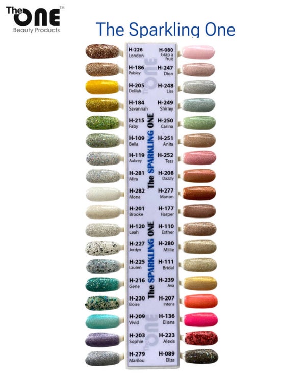 The Sparkling One Color Set - 36 Glitterkleuren