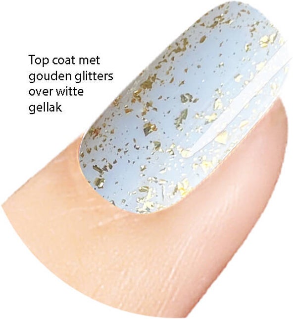 Top Class Gold Glitters 15ml - no wipe