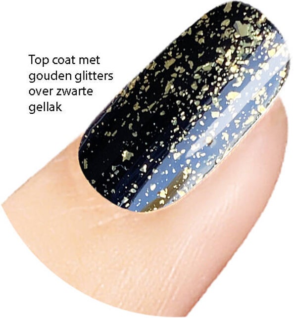 Top Class Glitters 15 ml - Set (3 st) - Gold, Silver, Rainbow