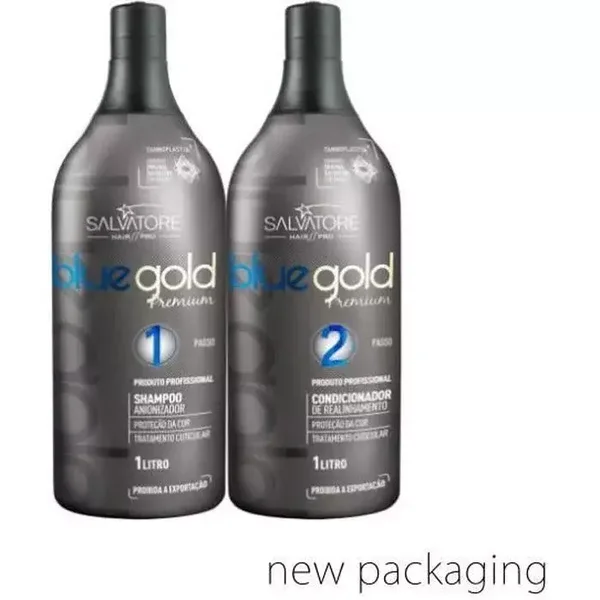 Lissage Tanin Blue Gold SALVATORE 2 X 1 Litre