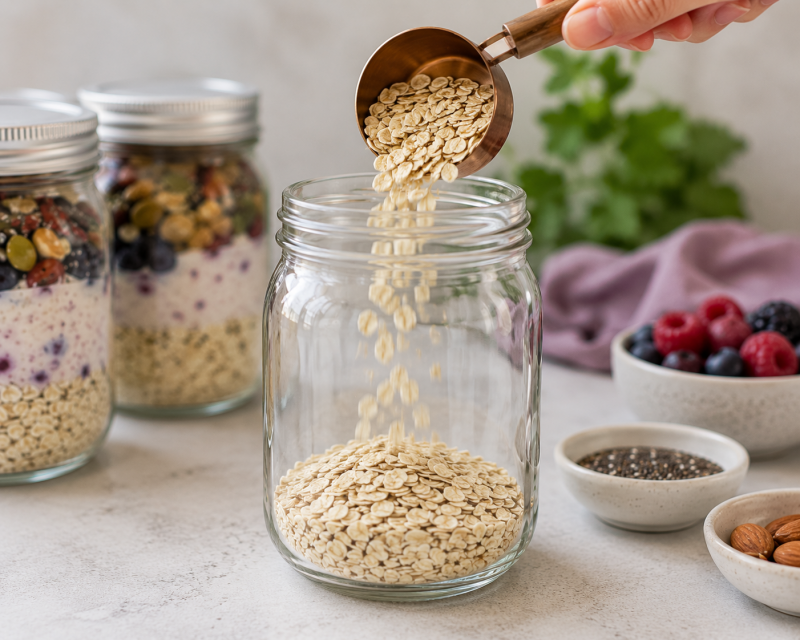 Add the oats