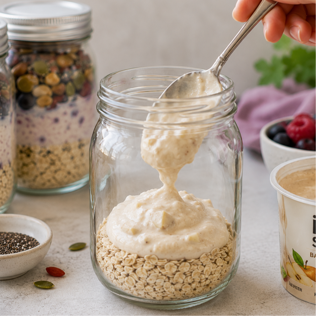 Add the oats