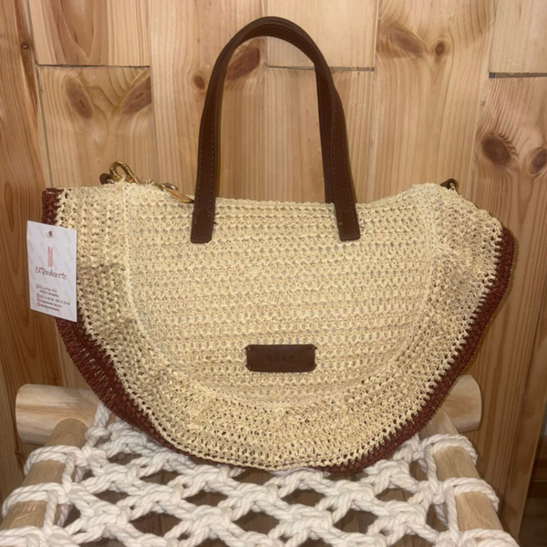 Bolso artesanal de croché