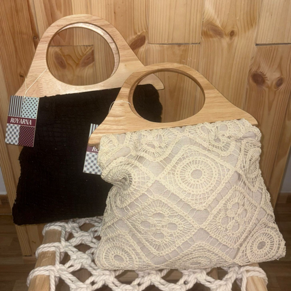 Bolso estilo croché