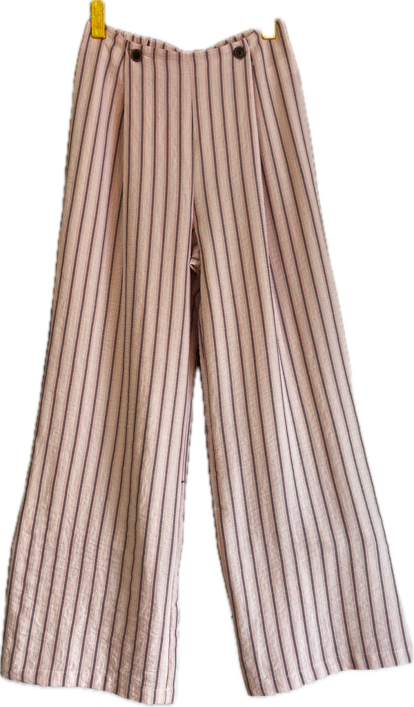 Pantalón de Botones y Cintura de Goma