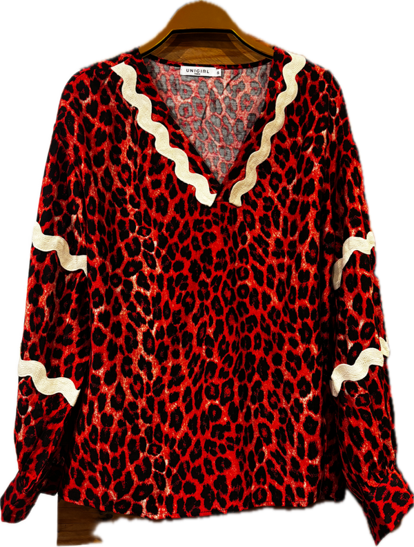 Camisa de Animal Print Fuego (Otras Marcas)