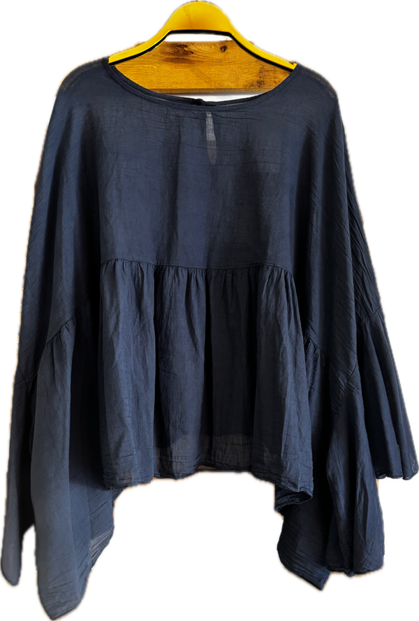 Blusa Manga Acampanada