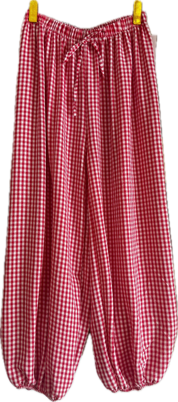 Pantalón Vichí Rojo, Pata de Goma