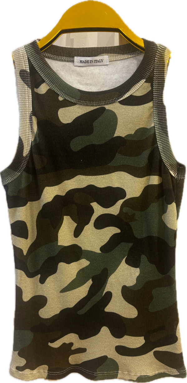 Top Camuflaje Verde