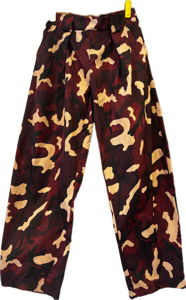 Pantalon Camuflaje Burdeos