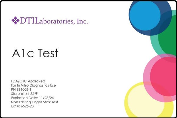 FDA-Approved At-Home A1c Test Kit