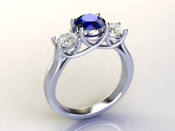 The Eternal Trilogy – Classic 3-Stone Statement Ring