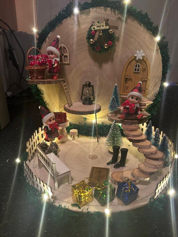 Holzdeko Weihnachten
