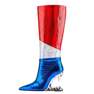 Red White Blue Boots