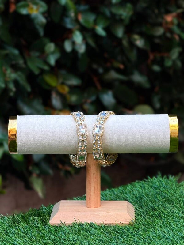 Kundan bangles