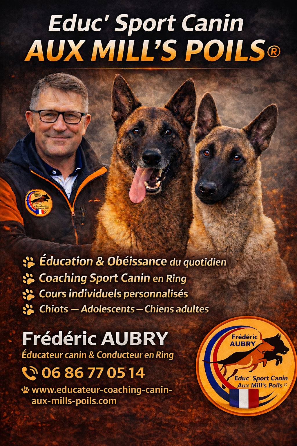 COURS D'EDUCATION CANINE au Centre