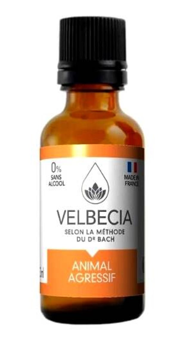 Velbecia Fleurs de Bach Animal agressif 30 ml