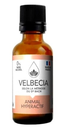 Velbecia Fleurs de Bach Animal hyperactif 30 ml